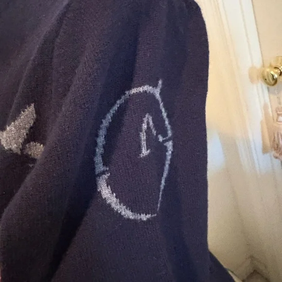 Vestrum Navy Sweater withLogo XXS $250 NWT